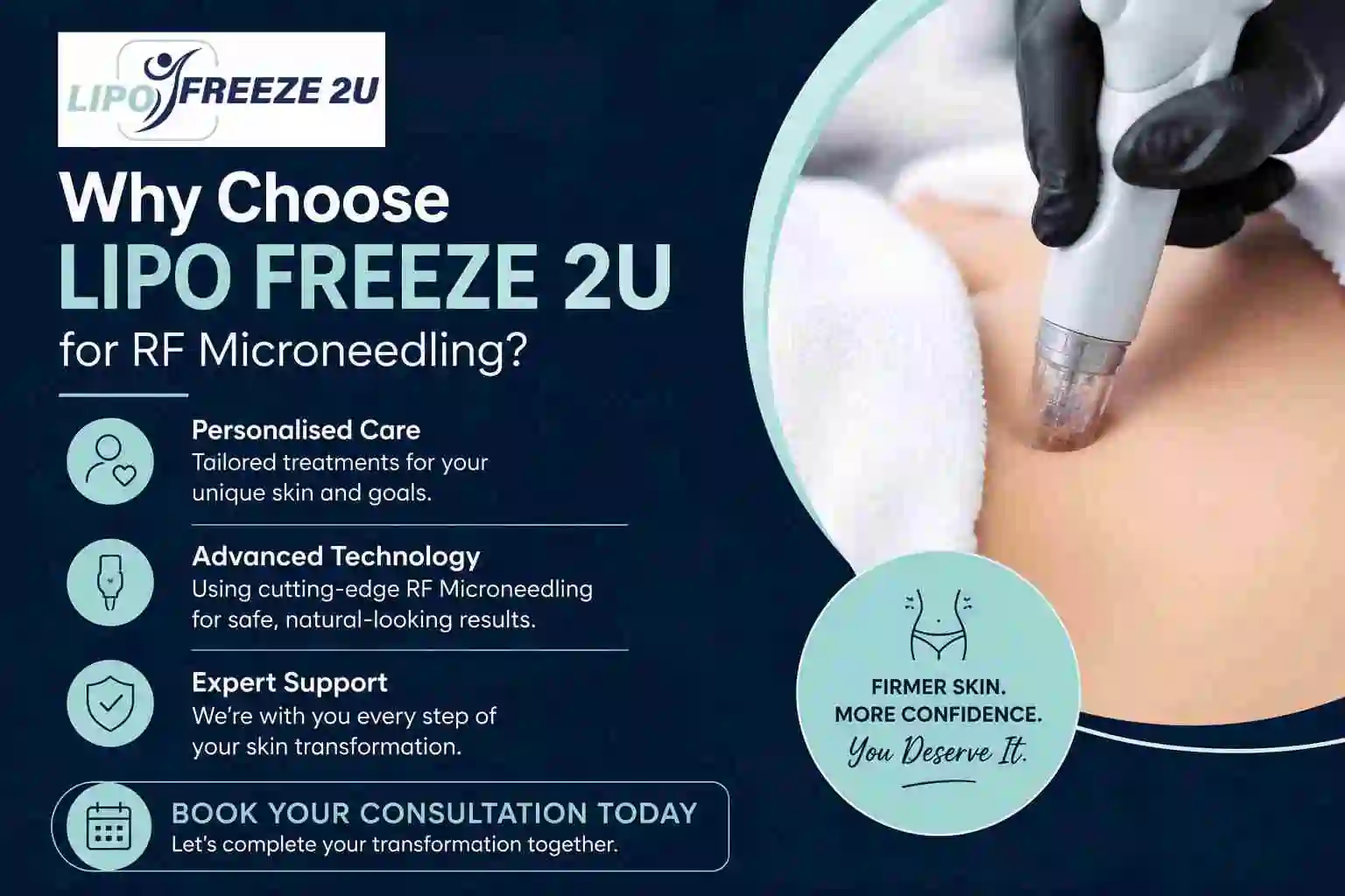 Why Choose LIPO FREEZE 2U for RF Microneedling Dover?